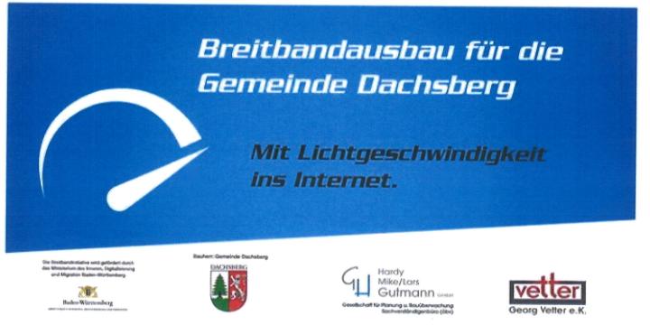 Plane Werbung Breitband Dachsberg 2022