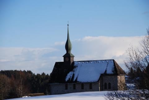 Kirche Wittenschwand Winter